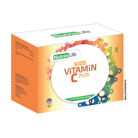 NutrinLife Kids Vitamin C Plus Chewable Tablet 2x30's