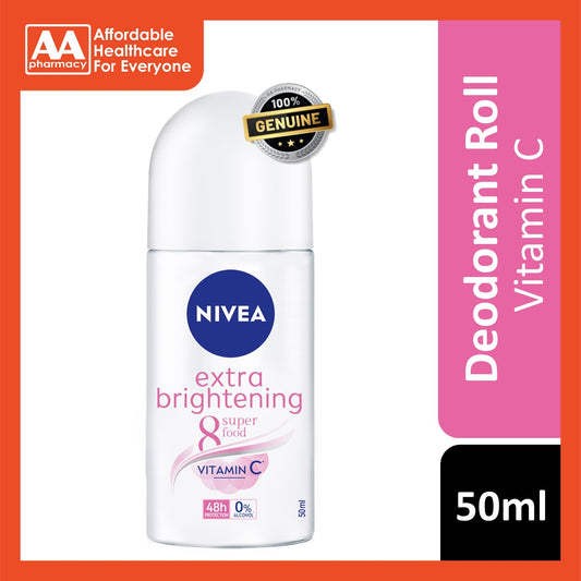 Nivea Deodorant Female Extra Brightening Roll On 50ml