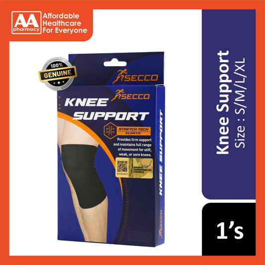 Secco Knee Support [Black] (Size S/M/L/XL)
